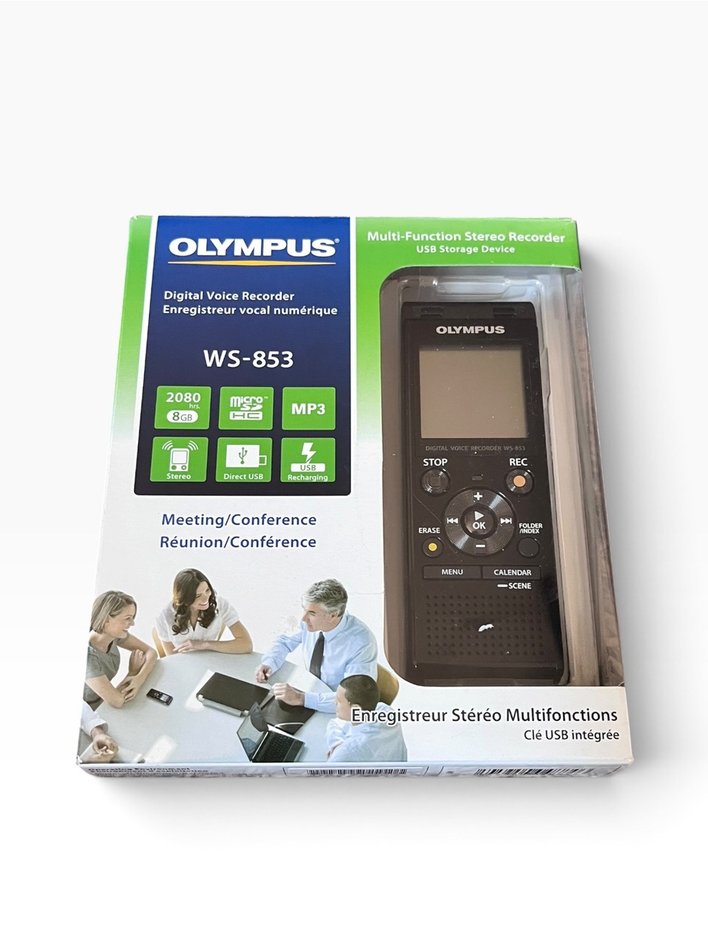 Olympus WS-853 Portable Digital Voice Recorder in Black